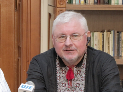 Andriy Pavlyshyn, Co-founder, The Lviv International Book Fair and Literature Festival and award-winning translator and writer on September 14, 2017.