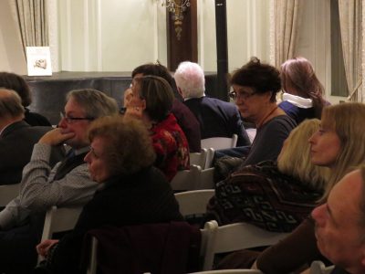 Audience members during the discussion of  “Jews and Ukrainians: A Millennium of Co-Existence” at the Ukrainian Institute of America in New York on 28 March 2019.