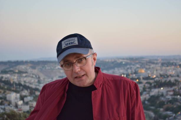 1. Vasyl Makhno in Jerusalem. Photo courtesy by Vasyl Makhno