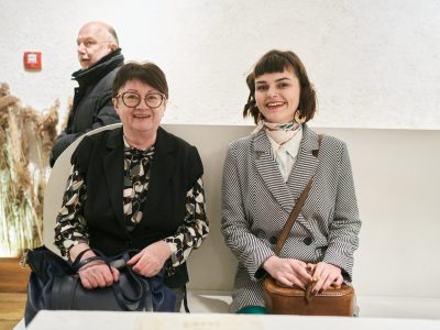 Oleksandra Koval, Director of the Ukrainian Book Institute (left); Sofia Cheliak Program Director of Lviv International Book Fair and Literature Festival (right).