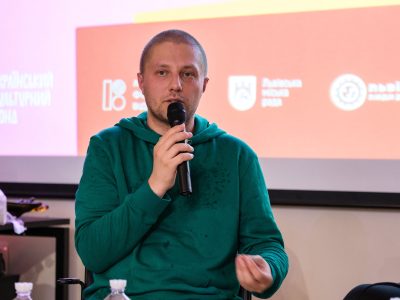 Markiyan Prokhasko, writer, participant of the literary residency in Buchach.