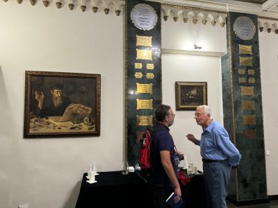 At Kyiv's Brodsky Synagogue.