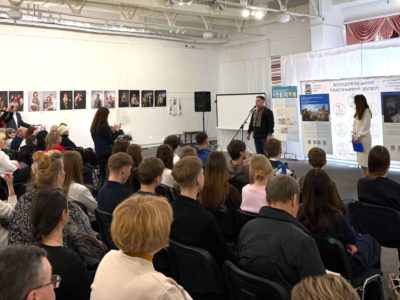 Владислав Гриневич, регіональний менеджер UJE в Україні, розповідає про діяльність організації. Місто Біла Церква, 2 березня 2026 р.