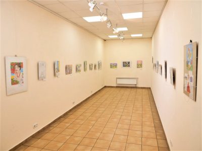 29 January 2023, Kyiv, Sholem Aleichem Museum. Exhibition of the works submitted to the All-Ukrainian Children's Drawing Contest "Ukrainian-Jewish Encounter: We Are from Ukraine — 2022".