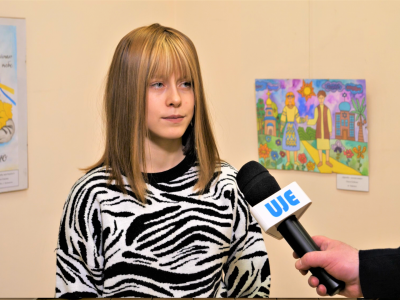 Olha Oliynyk, Cherkasy, finalist of the All-Ukrainian Children's Drawing Contest "Ukrainian-Jewish Encounter: We Are from Ukraine — 2022".