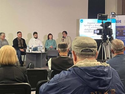 At the round table "Latest Studies on Ukrainian-Jewish Relations," 26 October 2025, Ukrainian House, Kyiv.