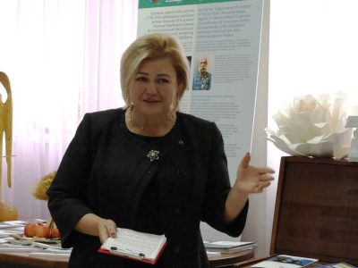 Людмила Сокур - учений секретар в Шевченківському національному заповіднику. Канівський Центр Культури і Мистецтв, 29 вересня 2025 р.