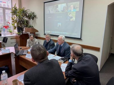 Conference participants during the plenary session at the Institute for World History of Ukraine's National Academy of Sciences. Kyiv, 16 December 2025.