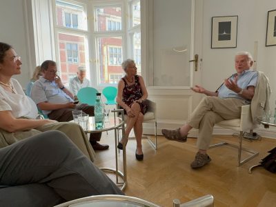 Left to right: Dr. Kateryna Rietz-Rakul, Head of the Ukrainian Institute in Germany, Marieluise Beck, Co-founder of the Center for Liberal Modernity, historian and UJE Board Member, Prof. Paul Robert Magocsi.