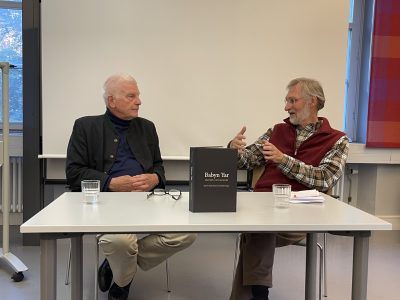 Left to right: Paul Robert Magocsi and Peter Johnsson at the discussion.