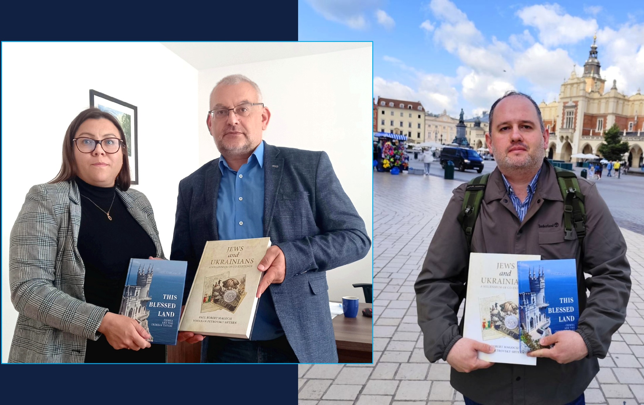 Books published with UJE's support presented to academic and museum institutions in Poland