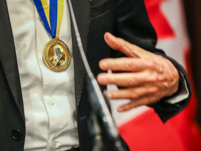 The Andrey Sheptytsky Medal. (Photo: Mo Broushaky)