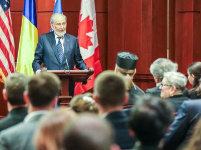 Джеймс Темертей, член Ордена Канади, засновник і голова Ради директорів «Українсько-Єврейської Зустрічі». (Фото: Мо Брушакі)
