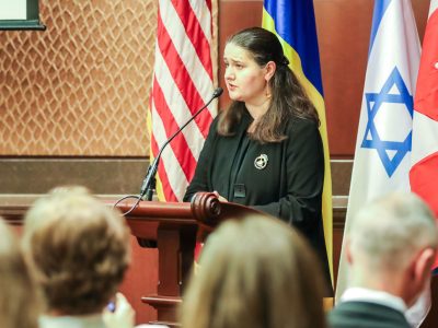 Oksana Markarova, Ambassador Extraordinary and Plenipotentiary of Ukraine to the United States. (Photo: Mo Broushaky)