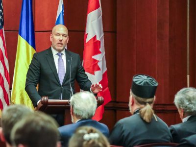 Paul Grod, President, Ukrainian World Congress. (Photo: Mo Broushaky)