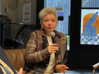 Essayist and art critic Diana Klochko.