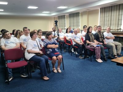 1-3 August 2022, Zhdeniyevo, Transcarpathian region. Book presentation and lectures by Paul Robert Magocsi, UJE board member and head of Ukrainian studies at the University of Toronto (Canada), during his visit to Western Ukraine.
