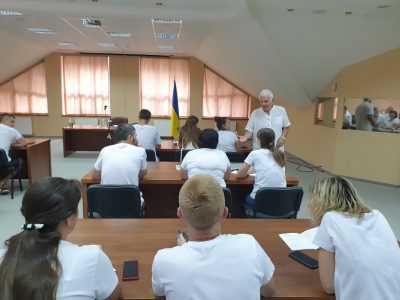 During the lecture and discussion of "Polycultural Ukraine, an Integral Part of Ukraine: Ethnic Diversity of the Carpathian Region," 6 August 2023, Uzhhorod.