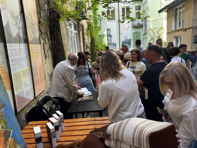 After the literary event in Art-Dvir.