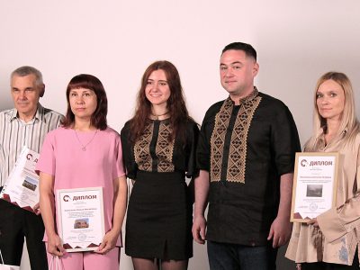 UJE's representatives in Ukraine with the winners in the Jewish Heritage category of Wiki Loves Monuments, Kyiv, 31 May 2025.