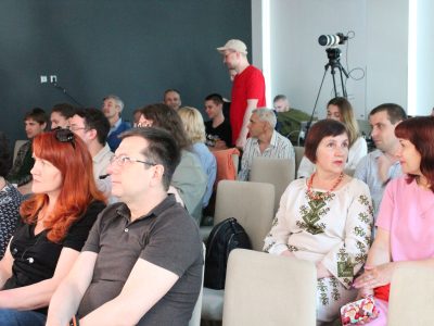 Visitors at the Wiki Loves Monuments awards ceremony, Kyiv, 31 May 2025.