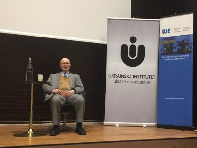 Вольф Москович, член Ради директорів директорів канадської недержавної організації «Українсько-Єврейська Зустріч» (UJE), Стокгольм, 2019.